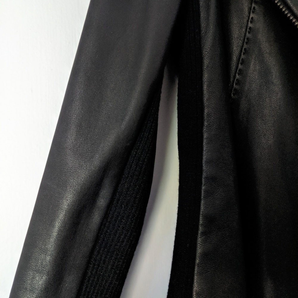 NWOT VINCE Lamb Leather Jacket - Picture 7 of 8